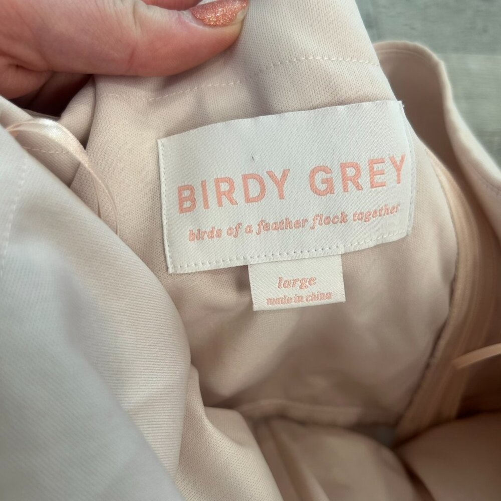 Birdy Grey NWT blush Grace Convertible maxi formal dress strapless large I48 - Picture 10 of 15